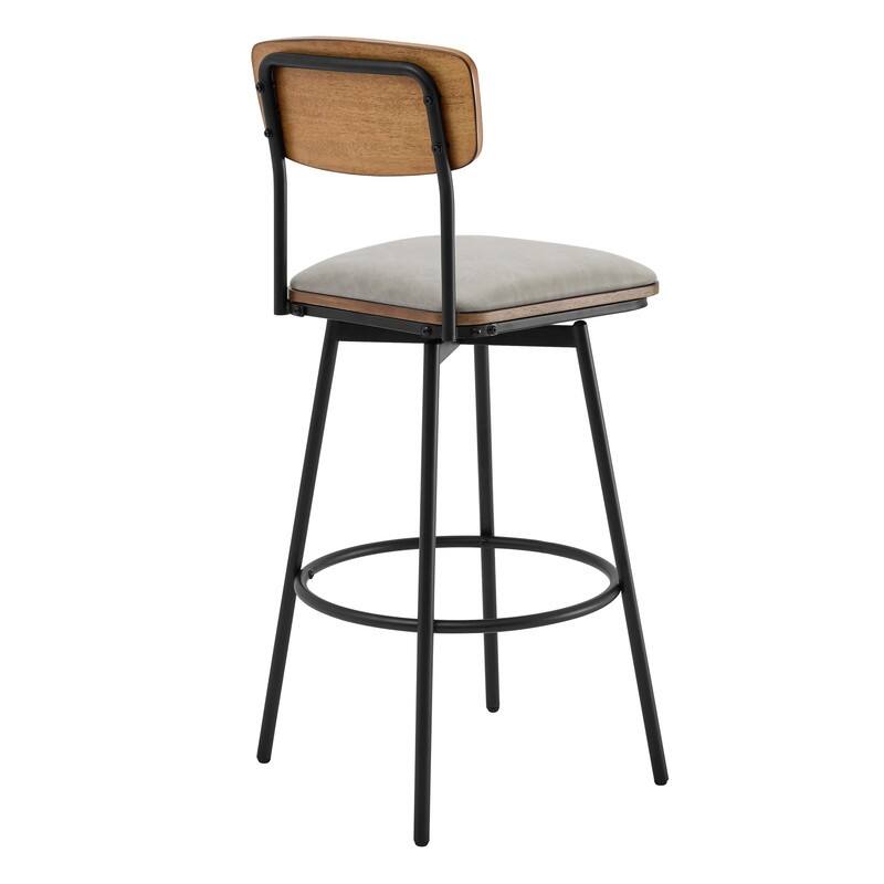 Spruce & Spring Claire Swivel Counter Height Bar Stool Set
