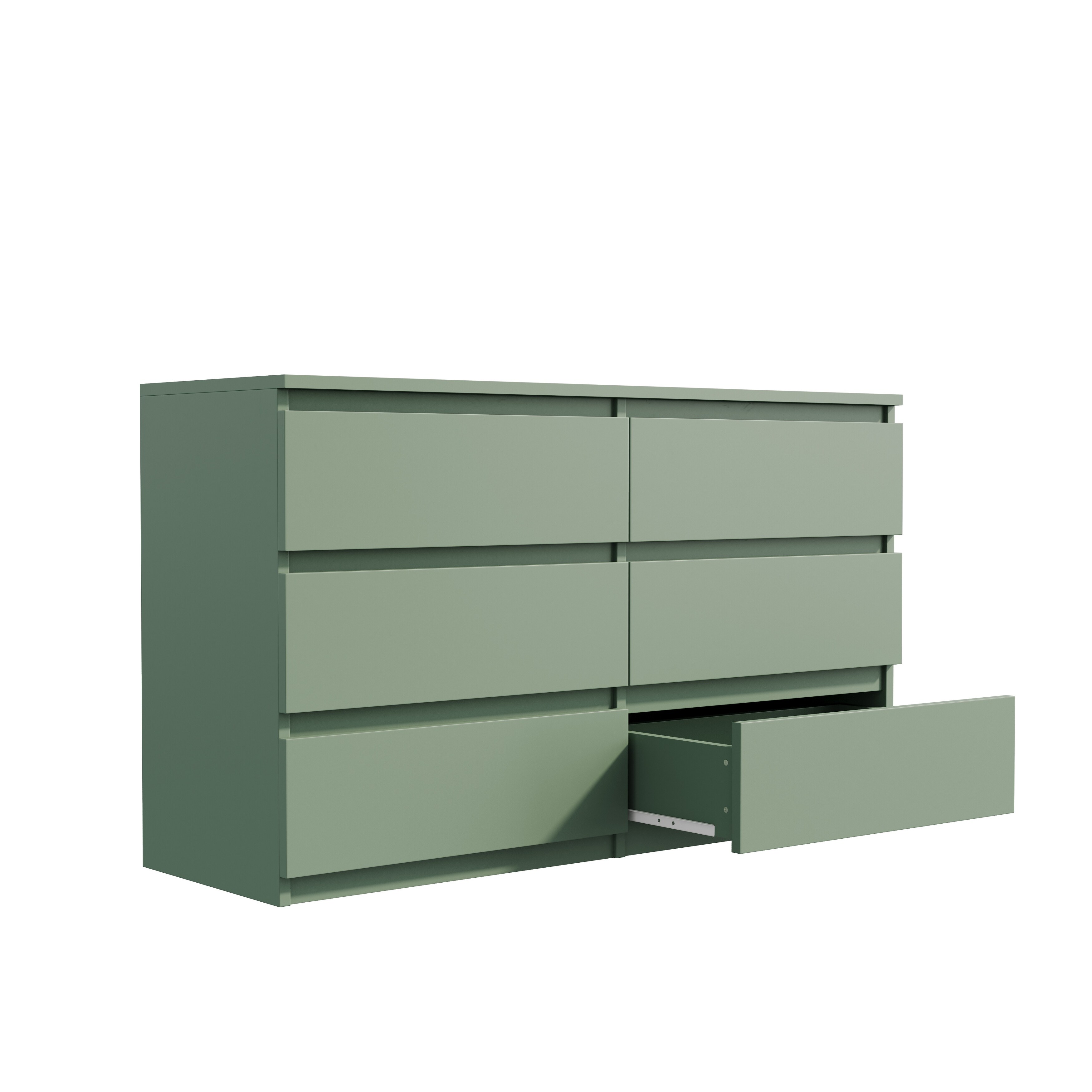 Green Dresser Chest of Drawers, 6 Drawers Dresser Storage Organizer for  Bedroom - On Sale - Bed Bath & Beyond - 43598994