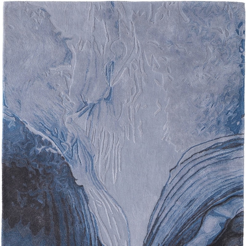 HomeRoots Abstract Coastal Rectangle Area Rug