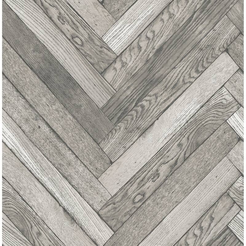 Wood Paneling Simons Mammoth Off-White Diagonal Wood 33' L X 20.5" W Wallpaper Roll