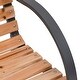 preview thumbnail 7 of 5, vidaXL Patio Bench 47.2" Wood and Iron - 47.2"x24.4"x32.3"
