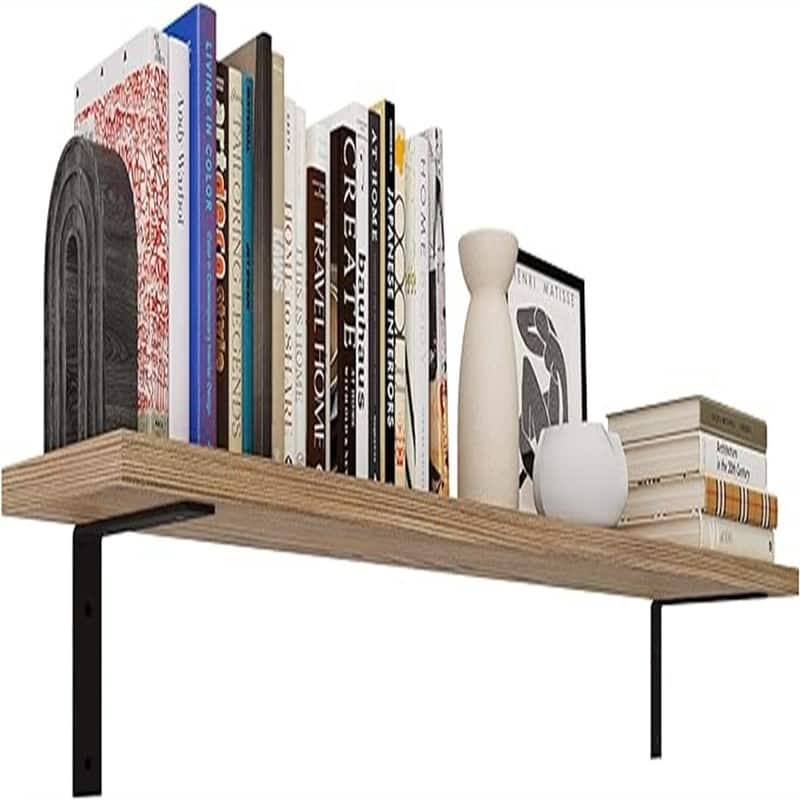 Shelves for Wall - 10"D x 60"W x 7"H - 10"D x 60"W x 7"H - Rustic