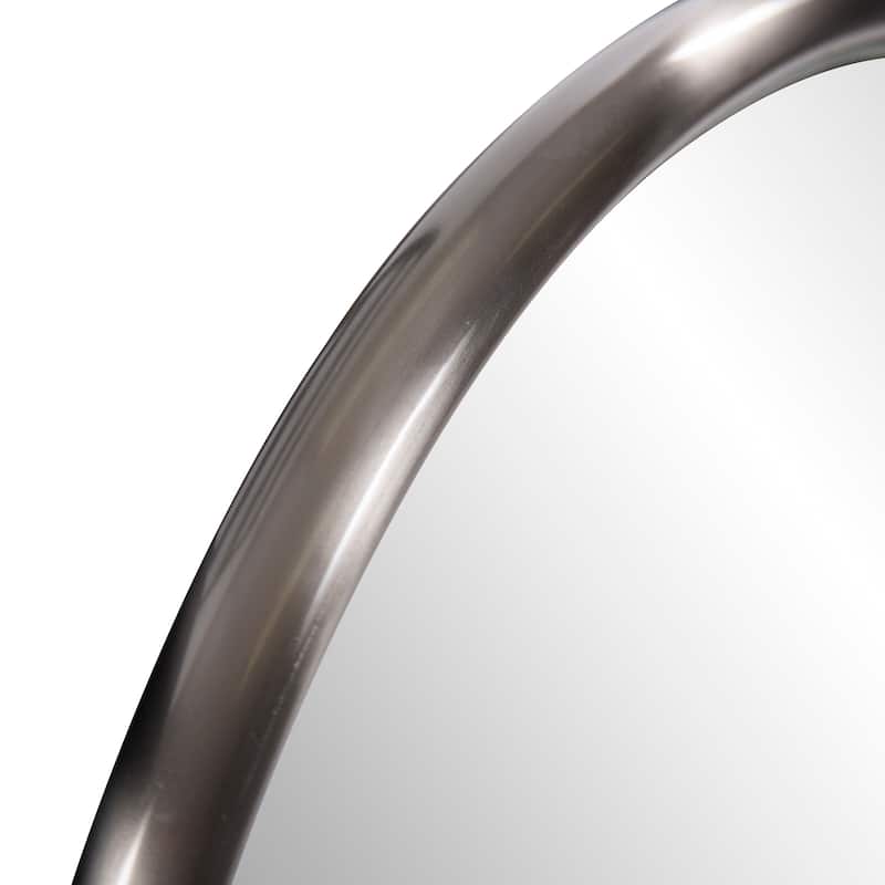 Allan Andrews Round Decorative Stainless Steel Wall & Accent Mirror