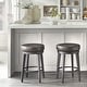 preview thumbnail 5 of 15, angelo:HOME Linden Swivel Barstool (Set of 2)