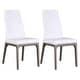 preview thumbnail 5 of 35, Somette Modern Contour Back Side Chair with Wood Base, Set of 2