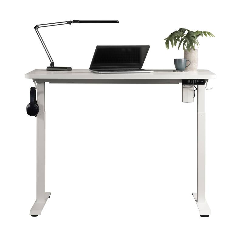 Engineered Wood Contemporary Sit/Stand Desk with Four Preset Heights