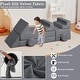 preview thumbnail 6 of 22, 22Pcs Modular Kids Play Couch, Toddler Play Foam Convertible Couch, Floor Sofa for Children for Playroom Bedroom