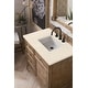 preview thumbnail 14 of 16, James Martin Vanities Savannah 36" Single Vanity, Driftwood Eternal Marfil Quartz