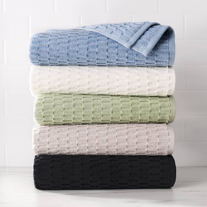 DKNY Metro Tile Quick Dry Bath and Hand Towel 4-piece Set