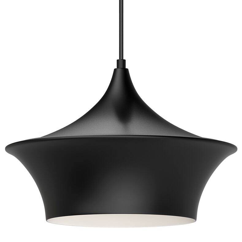 Alora Lighting PD523013 Emiko 13" Wide Pendant - Matte Black