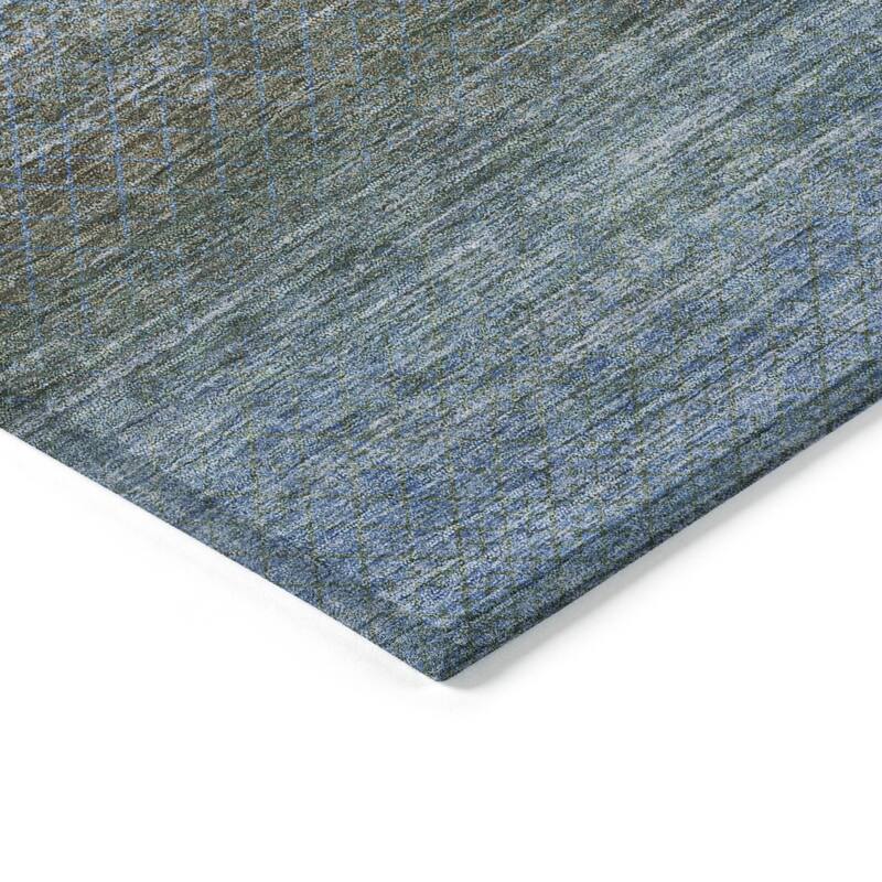 HomeRoots Geometric Transitional Rectangle Outdoor Rug