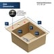 preview thumbnail 5 of 15, Karran QT-825 Drop-in 15-3/4" Single Bowl Quartz Composite Kitchen Sink