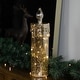 preview thumbnail 2 of 5, LED Lighted Dripping Candle Christmas Decoration - 13"