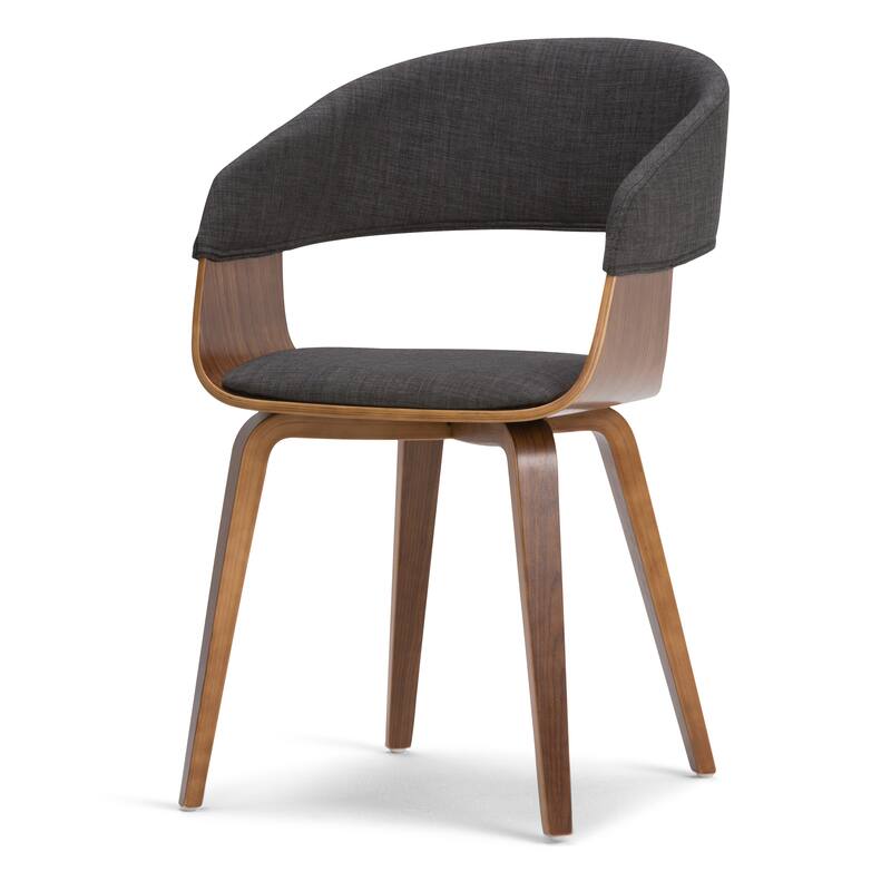 WYNDENHALL Calinda Mid Century Modern Bentwood Single Dining Chair - 20.5"w x 21.7"d x 30.9"h