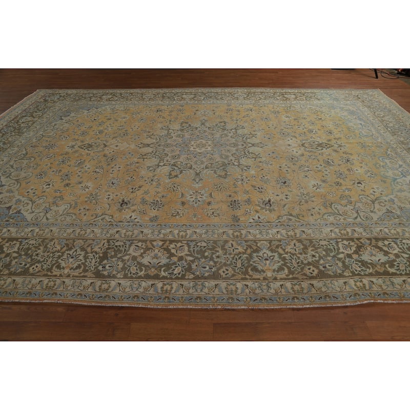 Traditional Najafabad Persian Area Rug Hand-Knotted Wool Carpet - 9'10" x 13'1"