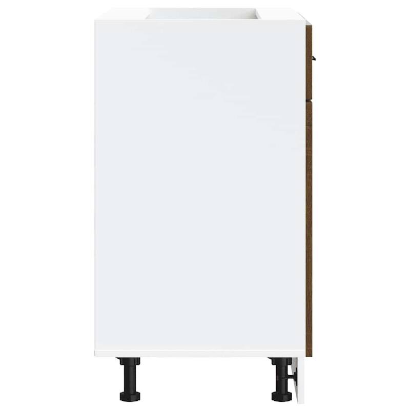 vidaXL Kitchen Base Cabinet Brown oak Engineered wood Kitchen Base Cabinet - 18.1 x 31.5 x 32.1