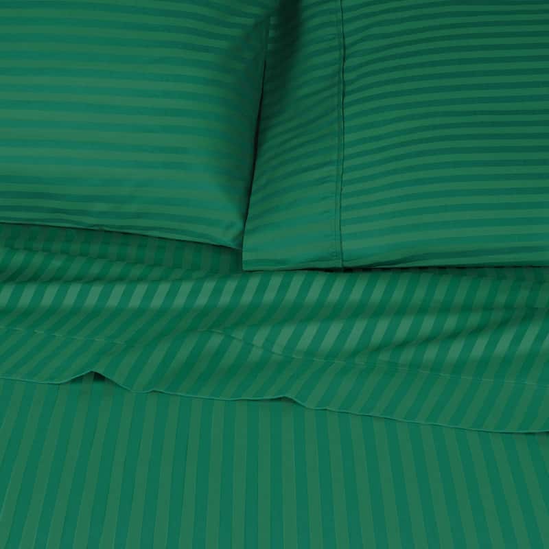 Superior Gyda Deep Pocket 400-Thread Count Striped Egyptian Cotton Sheets