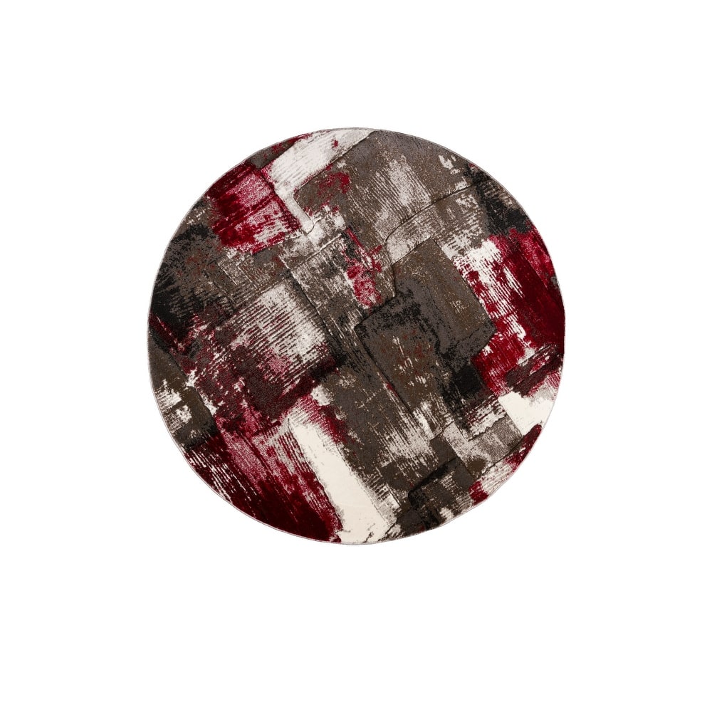 Rhodes Collection Abstract Area Rug