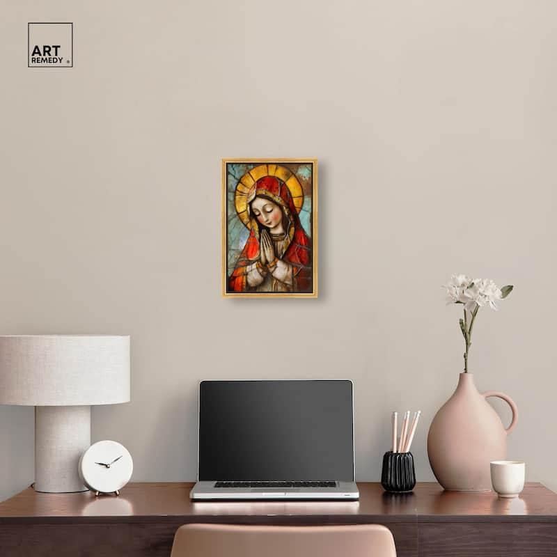 Ancient Supplication Canvas by Art Remedy