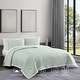 preview thumbnail 34 of 41, Bebejan 100% Cotton Sateen 3 Piece Textured Quilted Coverlet Set
