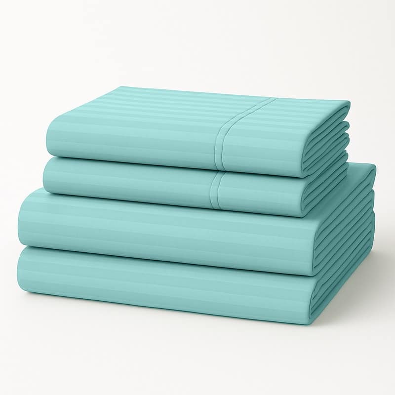 Premium Breathable Cotton Deep Pocket Sheet Set Hotel-Quality Comfort