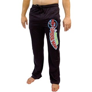 Shop Marvel Amazing Spider Man Classic Character Logo Adult Lounge Pants Overstock 16569805