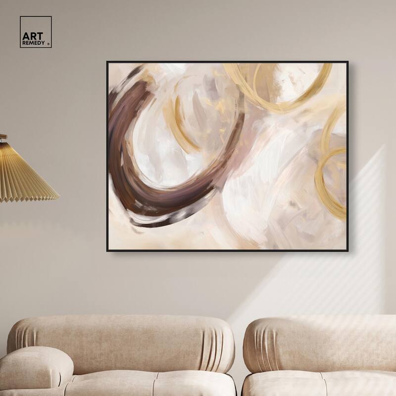 Dreamy Swirls I Canvas by Art Remedy