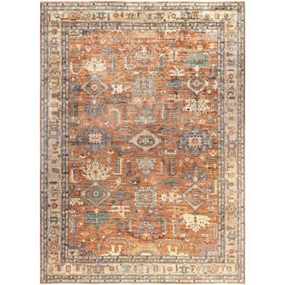 Serapi One-of-a-Kind Hand-Knotted Area Rug - Orange - 9' 11" x 13' 9"