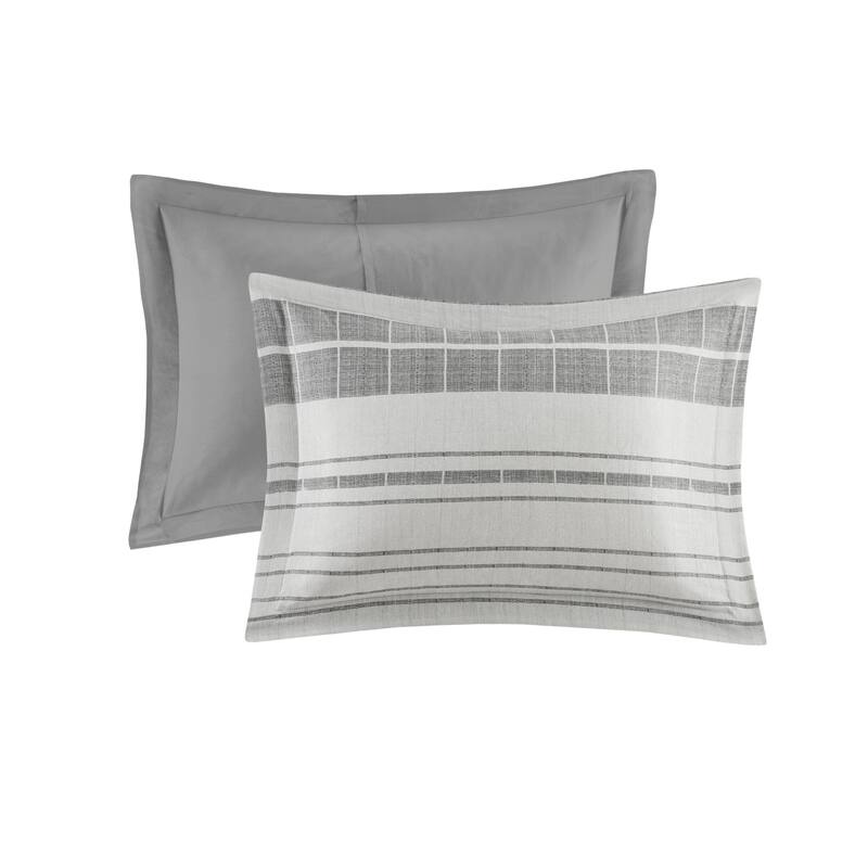 Madison Park Nico 3 Piece Stripe Duvet Cover Set