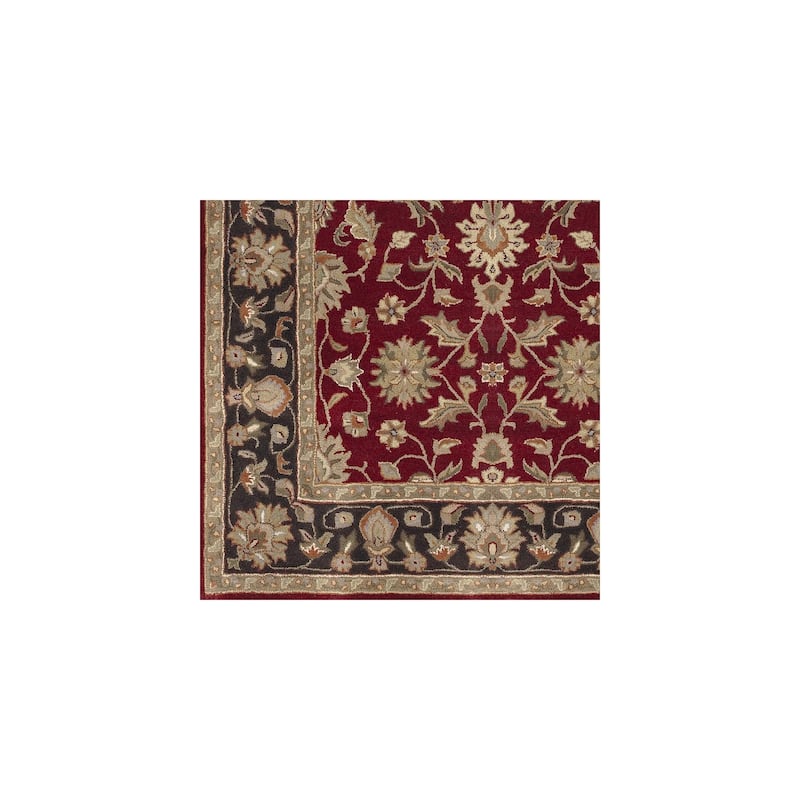 Livabliss Crowne Traditional Border Area Rug