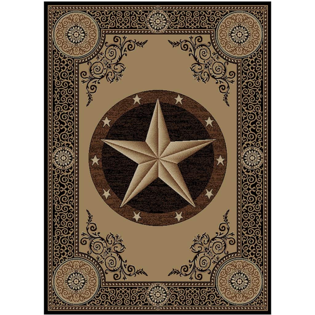 American Destination Arlington Black Lodge Area Rug