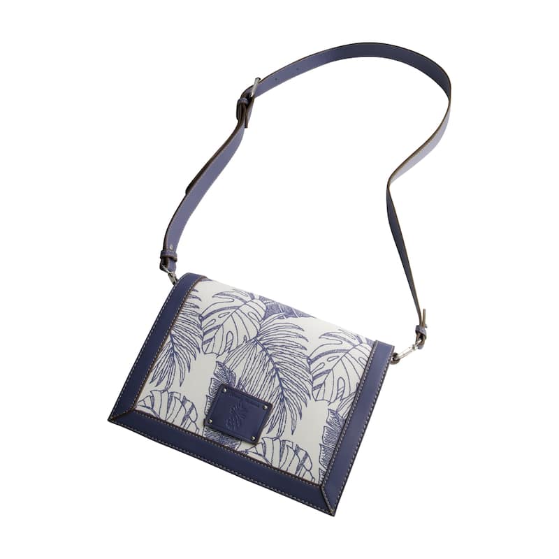 Tommy Bahama Graphic Leaf Print City Handbag