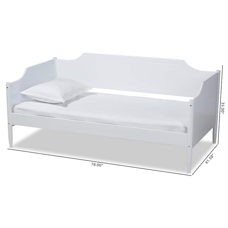 Alya Classic Traditional Farmhouse Twin Size Daybed