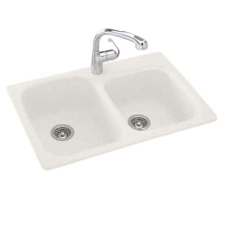 Shop Swanstone Ksdb 3322 33 Double Basin Engineered Stone
