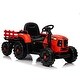 preview thumbnail 35 of 62, 24V Ride-On Electric Tractor with Trailer, Remote Control, 3 Speed Options, Bluetooth, MP3, USB, for Kids 3+, 400W Motor.