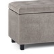 preview thumbnail 130 of 128, WYNDENHALL Essex 34-in. Wide Rectangular Storage Ottoman