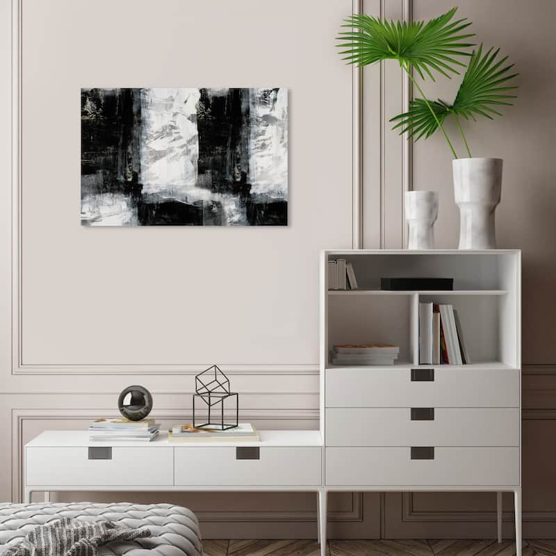 Wynwood Studio Abstract Chess Black and Modern & Contemporary Wall Art Canvas Print - 16 x 24