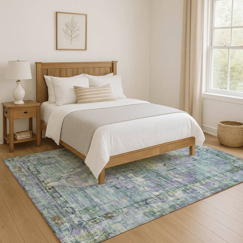 Premium Washable Super Soft Vintage Traditional Mayfield Rug