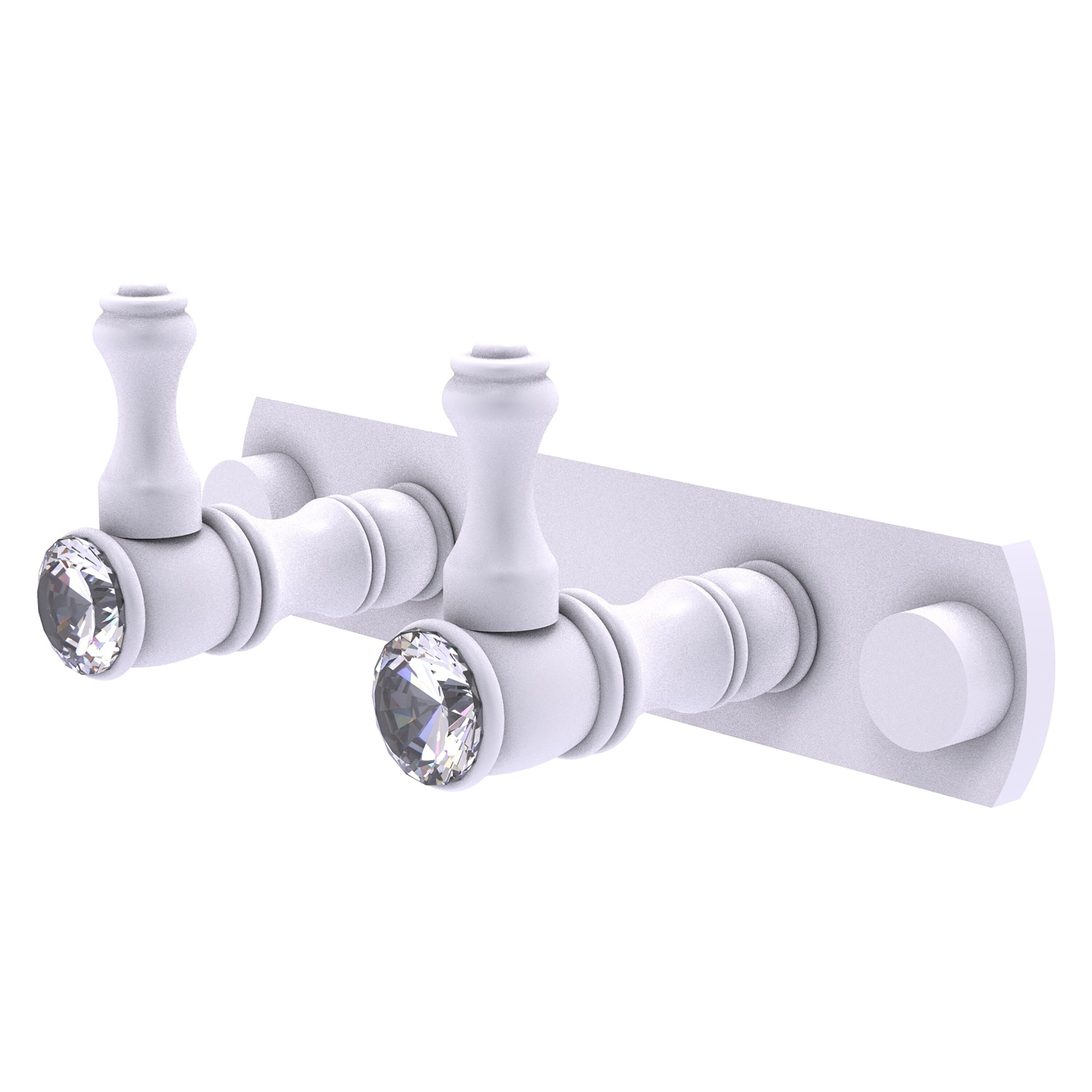 Allied Brass Carolina Crystal Collection 2 Position Multi Hook