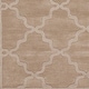 preview thumbnail 26 of 73, Hand-Tufted Amy Tone-on-Tone Lattice Wool Area Rug