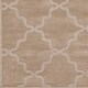 preview thumbnail 35 of 71, Hand-Tufted Amy Tone-on-Tone Lattice Wool Rug
