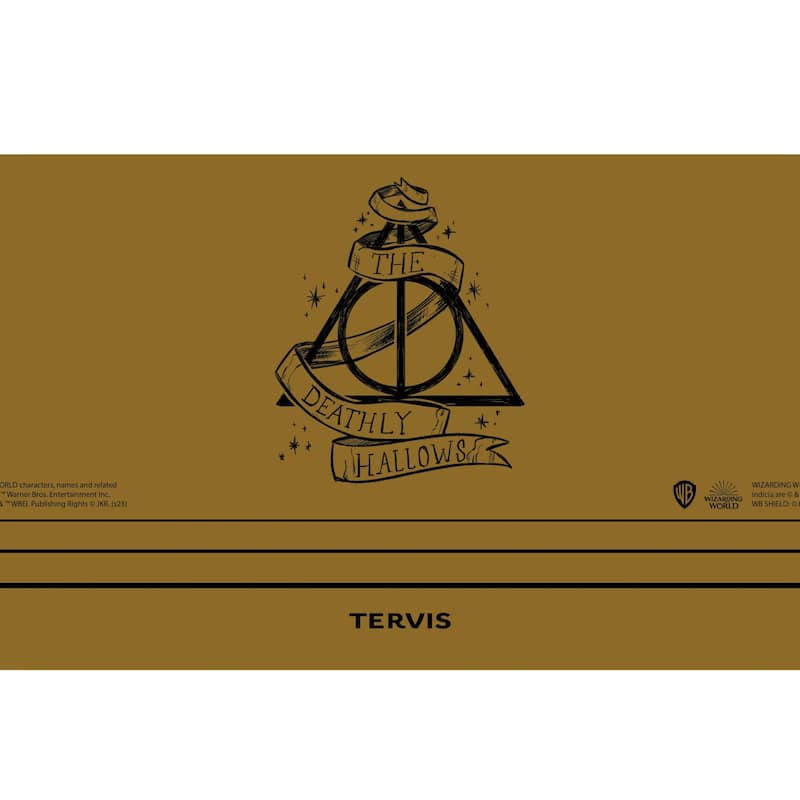 Tervis Traveler Harry Potter Deathly Hallows Triple Walled Insulated Travel Tumbler, Stainless Steel