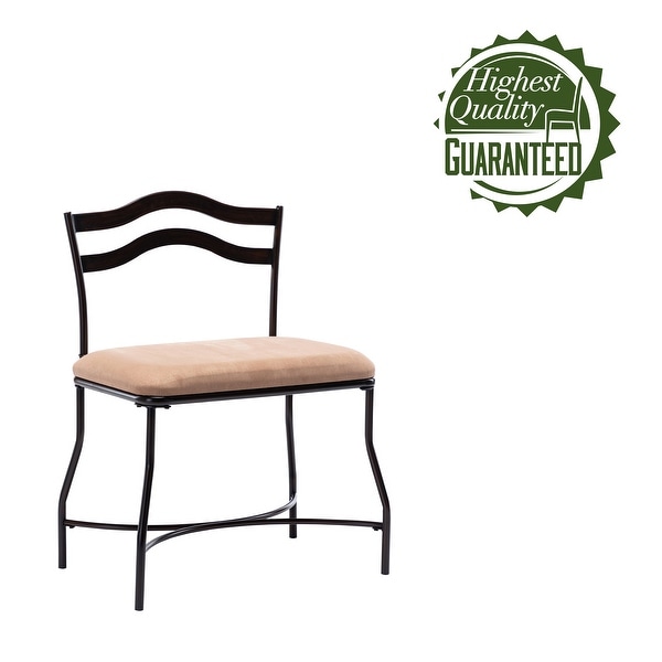 Suede hot sale vanity chair