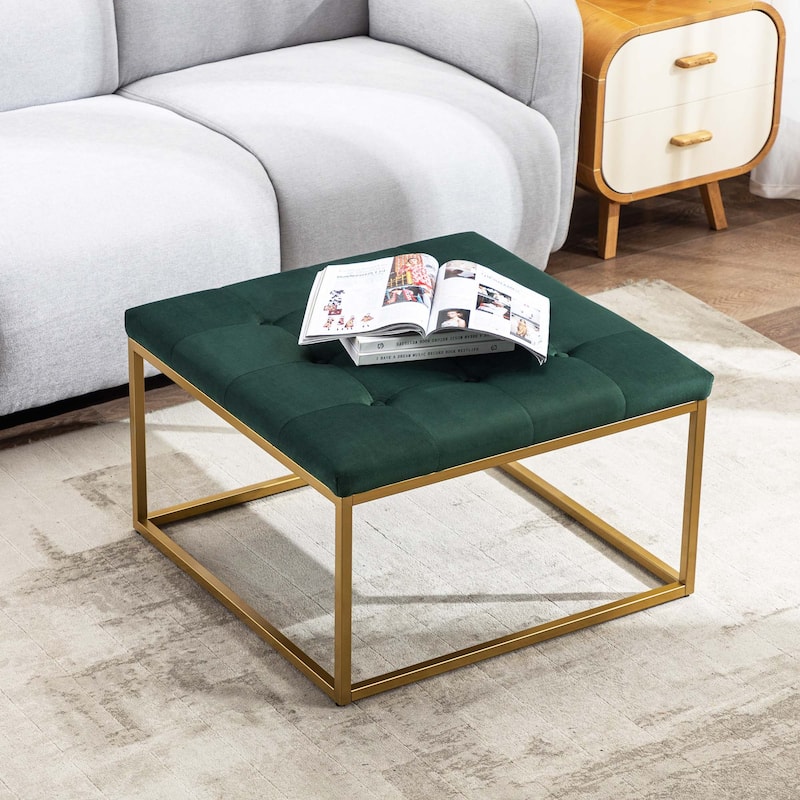 Square Ottoman Coffee Table 28"L x 28"D x 17"H