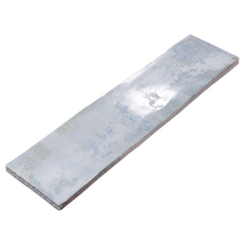 Merola Tile Biarritz Blue 3" x 12" Ceramic Wall Tile