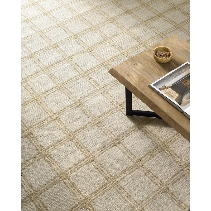 Our PNW Home x Livabliss Idaho Modern Area Rug, 2' x 3', Light Beige, (2' x 3') - 2' x 3' - Light Beige - Rectangle