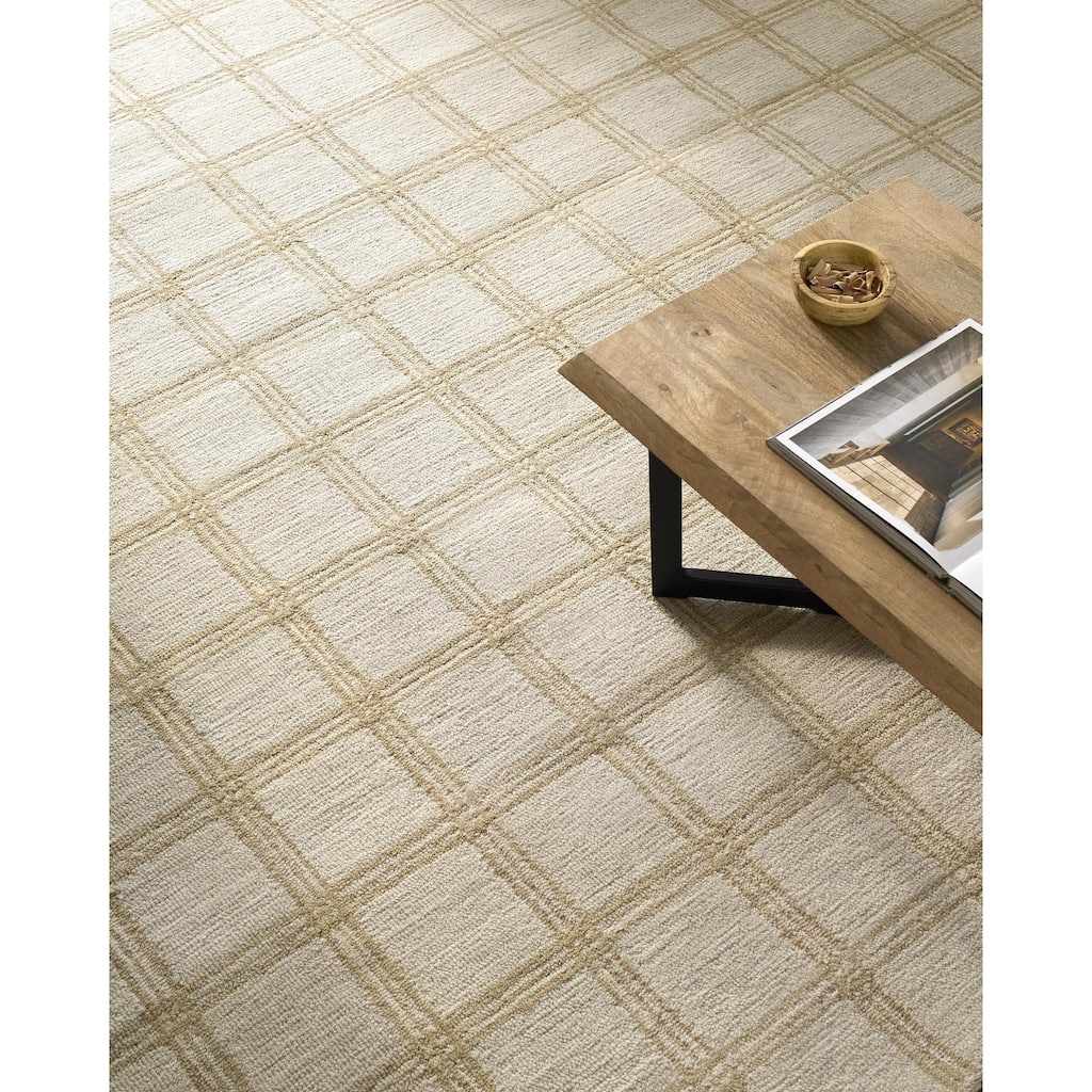Our PNW Home x Livabliss Idaho Modern Area Rug, 2' x 3', Light Beige, (2' x 3')