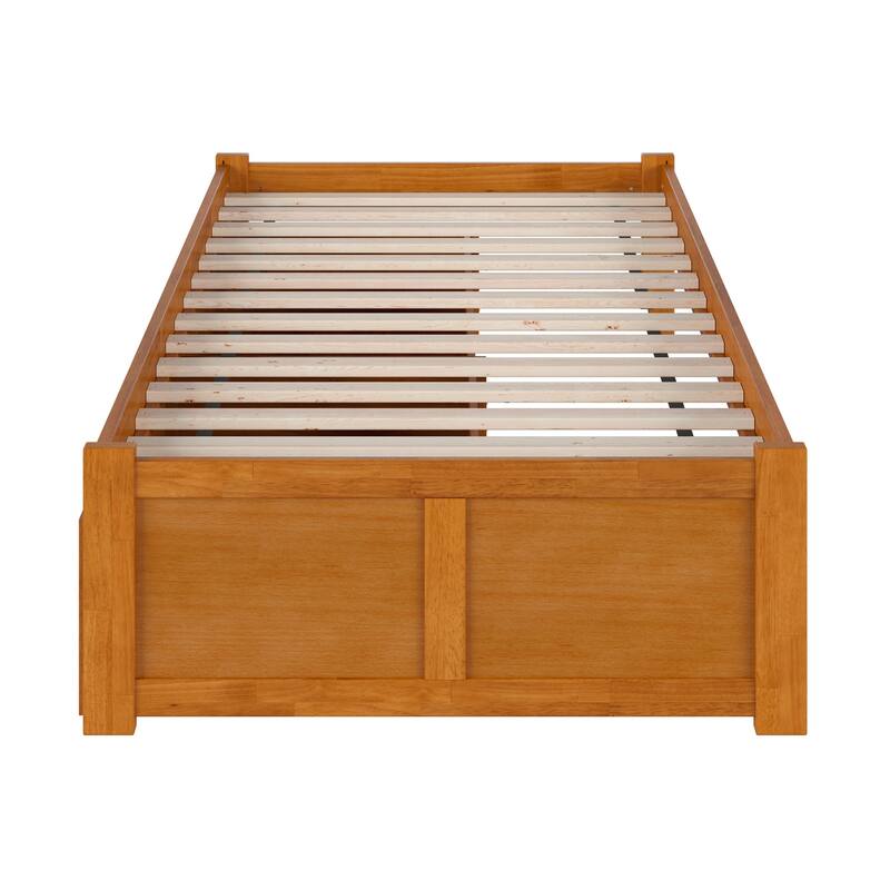 Concord Platform Bed with Footboard and Storage Drawers
