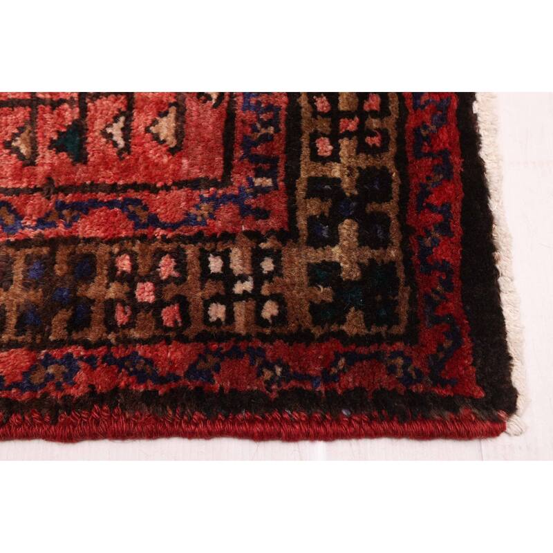 ECARPETGALLERY Hand-knotted Konya Anatolian Red Wool Rug - 3'3 x 13'7