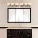 preview thumbnail 1 of 14, Design House Ventura Espresso Bathroom Medicine Cabinet Mirror 48 x 30